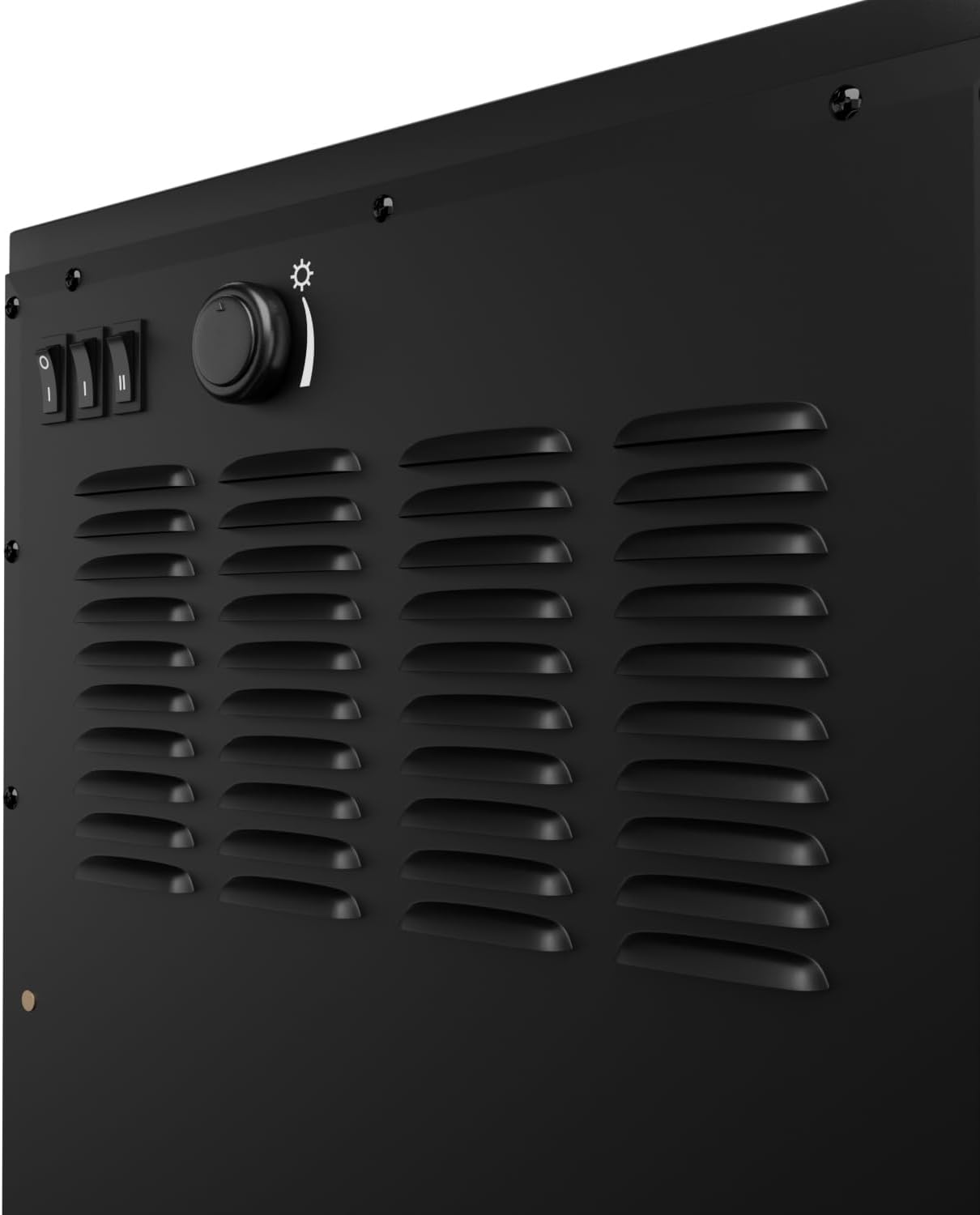 Tronitechnik® Elektrokamin elektrisch - Kaminfeuer mit LED Flammeneffekt, 1kW/2kW Watt Kamin, mit Thermostat Panorama-Sichtfenster Heizfunktion Timer, 2 Heizstufen, mit Ventilation