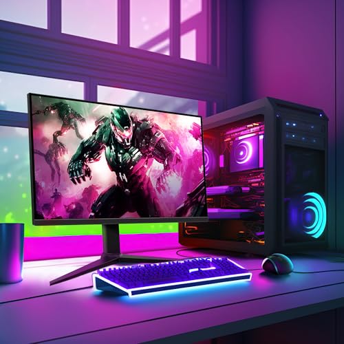 Amazon Basics Gaming-Monitor 24 Zoll (61 cm), FHD 1080p, 165 Hz, VESA-kompatibel, adaptive Synchronisierung, 1 ms Reaktion, Schwarz