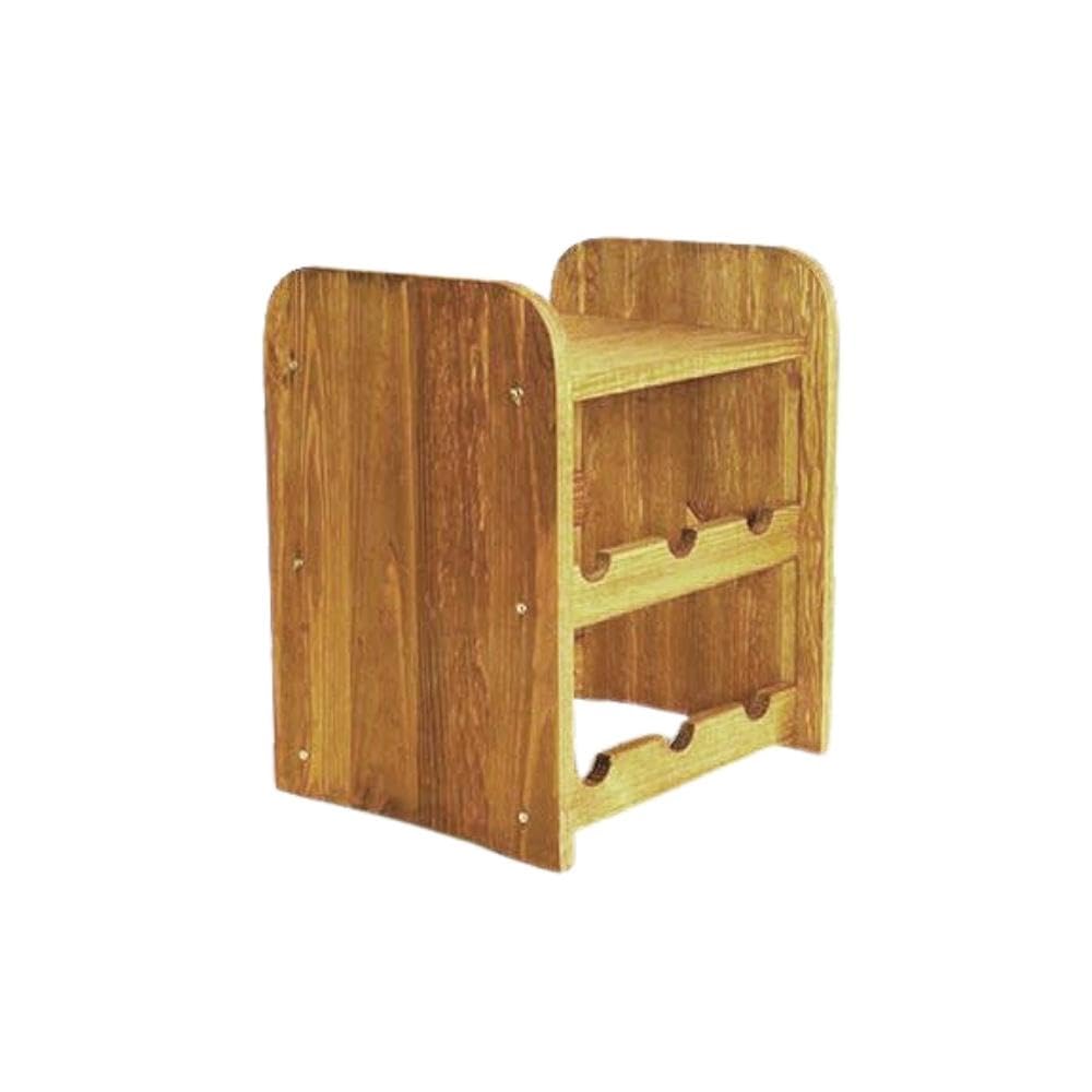 PROREGAL Weinregal PINOTWINE C | HxBxT 87,2x63,2x26,5cm | 42 Flaschen | Massives Kiefernholz | Natur unbehandelt | Weinhalter Weinständer Flaschenständer Flaschenregal Holzregal