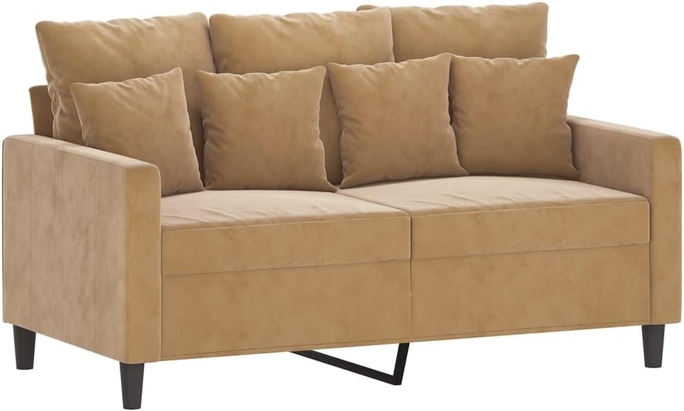 Willood 3-TLG. Sofagarnitur mit Kissen Dunkelgrau Samt,Sofa geeignet für Wohnzimmer, Sofa Set, mit Armlehnen und Kissen