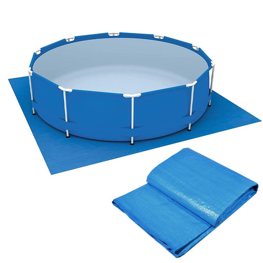 Pool Bodenplane, Pool Ground Tuch, Faltbarer Schwimmbadbodenschutz, wasserdichte rechteckige Poolmatte für Rahmen Pool und aufblasbaren Pool (200 * 300cm)