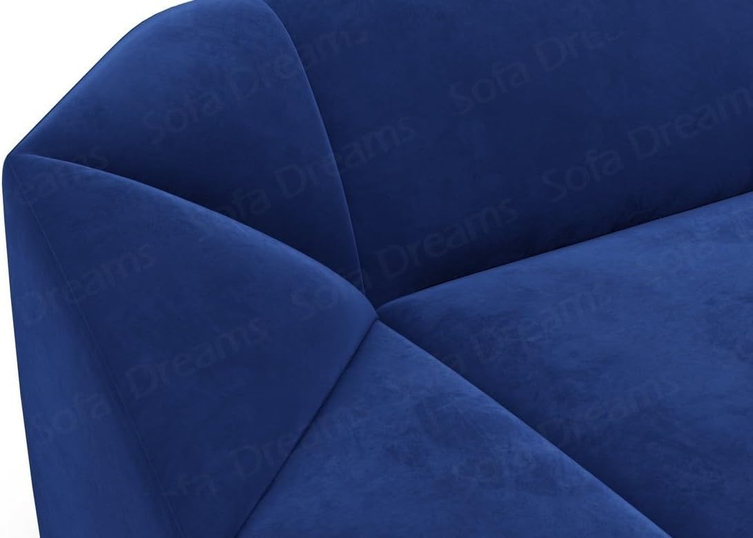 Wohnlandschaft Cabrera U-Shape Fabric Sofa in Velvet Designer Sofa Sun Velvet (Green, Ottoman Left)