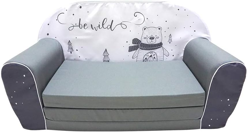 KNORRTOYS.COM Bear 68449 Children's Sofa, Grey