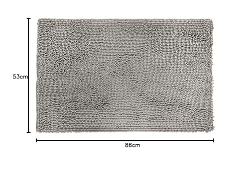 Amazon Basics Mikrofaser Badezimmer Matte, rutschfest, 53 x 87 cm, Gischtgrün
