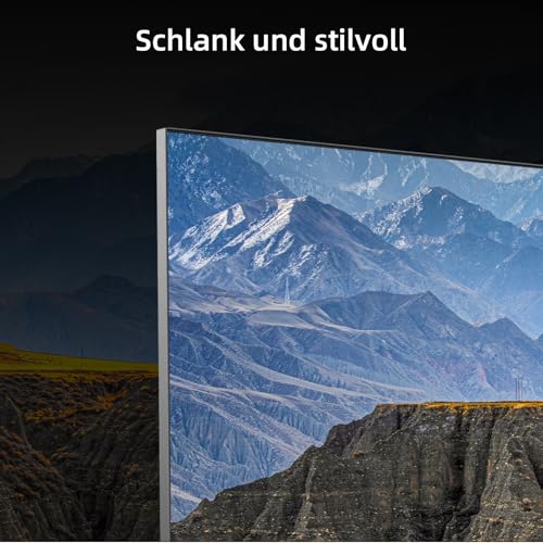 CHIQ L40FT 40 Zoll, Full HD, (100 cm) Smart Fernseher, HDR10, Dolby Audio & DBX-tv, Triple Tuner DVB-C/T2/S2, Integrierter Chromecast, Metall Randlos Design
