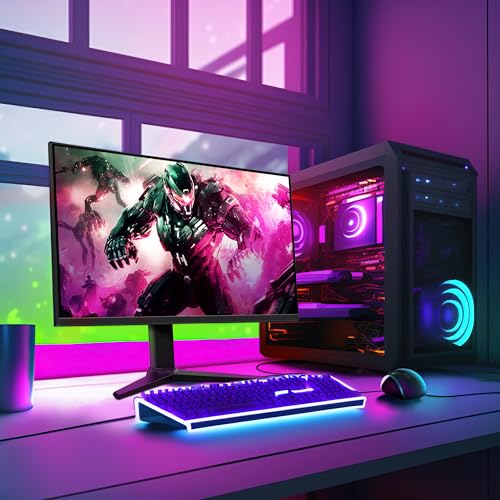 Amazon Basics Gaming-Monitor 24 Zoll (61 cm), FHD 1080p, 165 Hz, VESA-kompatibel, adaptive Synchronisierung, 1 ms Reaktion, Schwarz