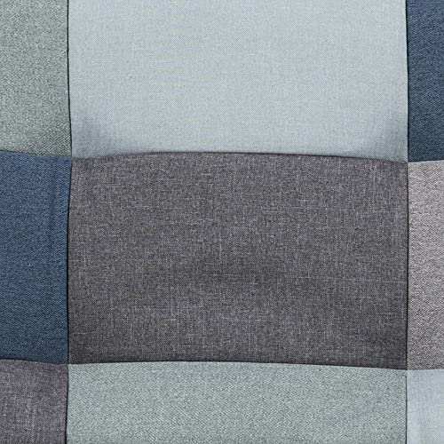 AC Design Furniture Jasper Bettcouch Dunkelgrau/Schwarz, Schlafsofa mit 3 Liegepositionen, Moderner 3-Sitzer Ohne Armlehne, Gepolstert mit Schwarzen Metallbeinen, L: 196 x H: 91 x T: 98 cm