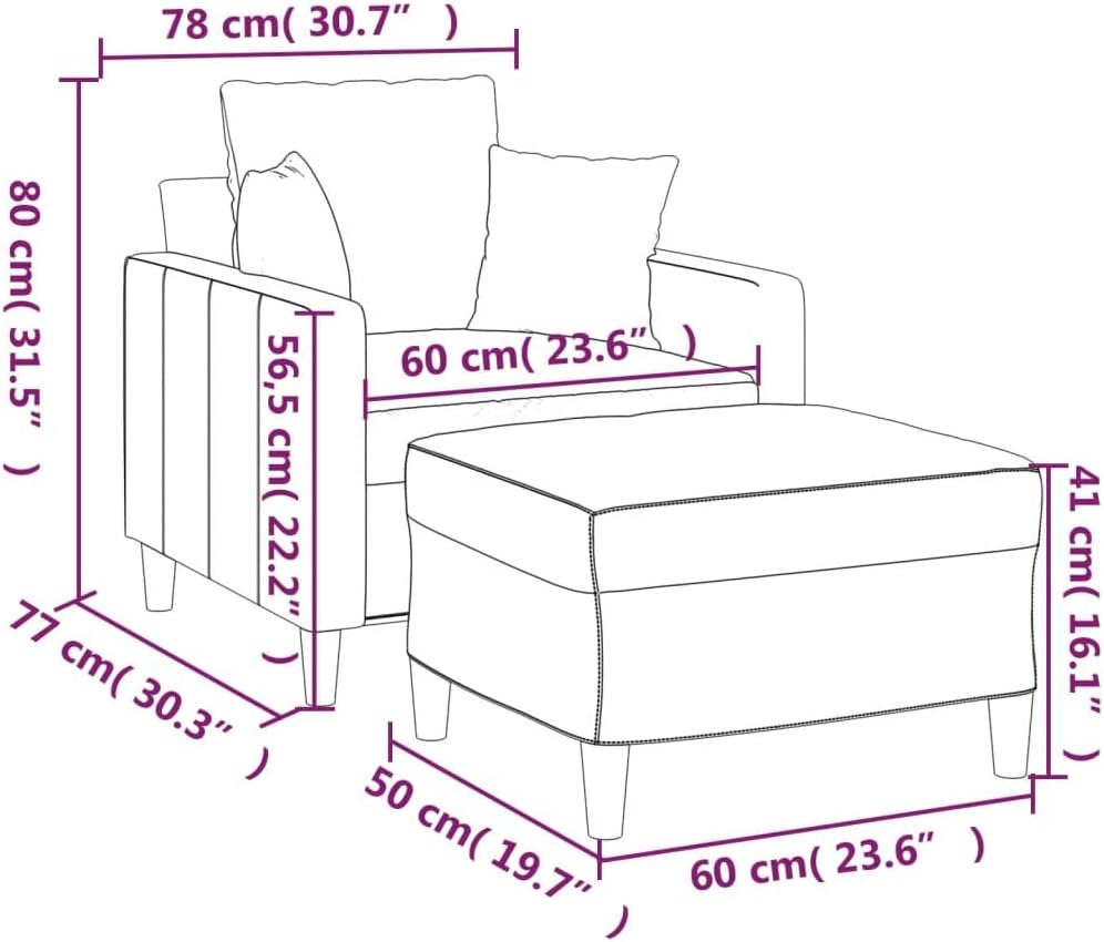 Willood 3-TLG. Sofagarnitur mit Kissen Dunkelgrau Samt,Sofa geeignet für Wohnzimmer, Sofa Set, mit Armlehnen und Kissen