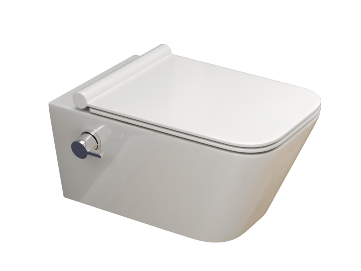SSWW Taharet Toilet Includes Fitting and Removable Soft-Close Seat, Shower Toilet, Hanging Toilet, Toilet with Bidet Function, Hygienic, Shattaf, Different Versions