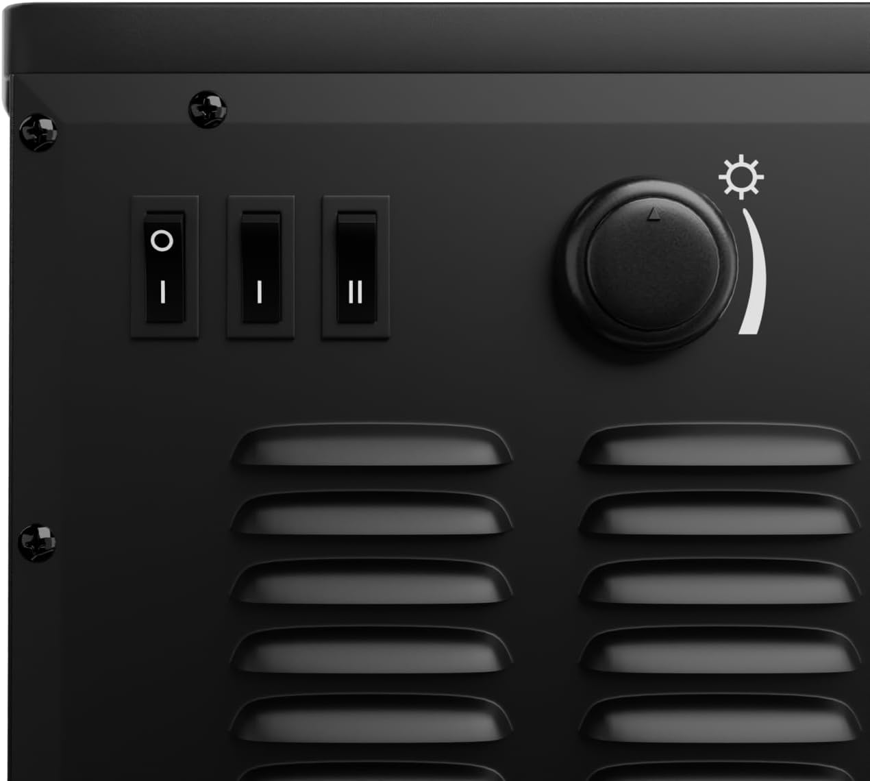 Tronitechnik® Elektrokamin elektrisch - Kaminfeuer mit LED Flammeneffekt, 1kW/2kW Watt Kamin, mit Thermostat Panorama-Sichtfenster Heizfunktion Timer, 2 Heizstufen, mit Ventilation