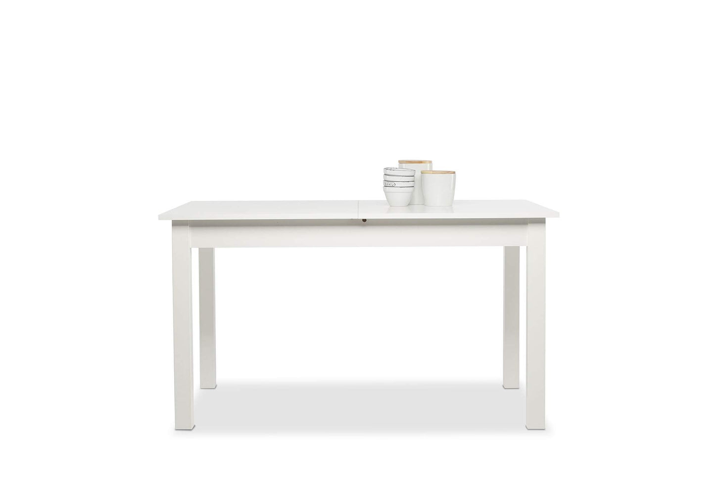 Newfurn Dining Table Wild Oak Dining Room Table Kitchen Table Dining Table II 120 x 76.5 x 70 cm (W x H x D) Extendible up to 160 cm including 40 cm Table Top Anthracite Kitchen Table Dining Table