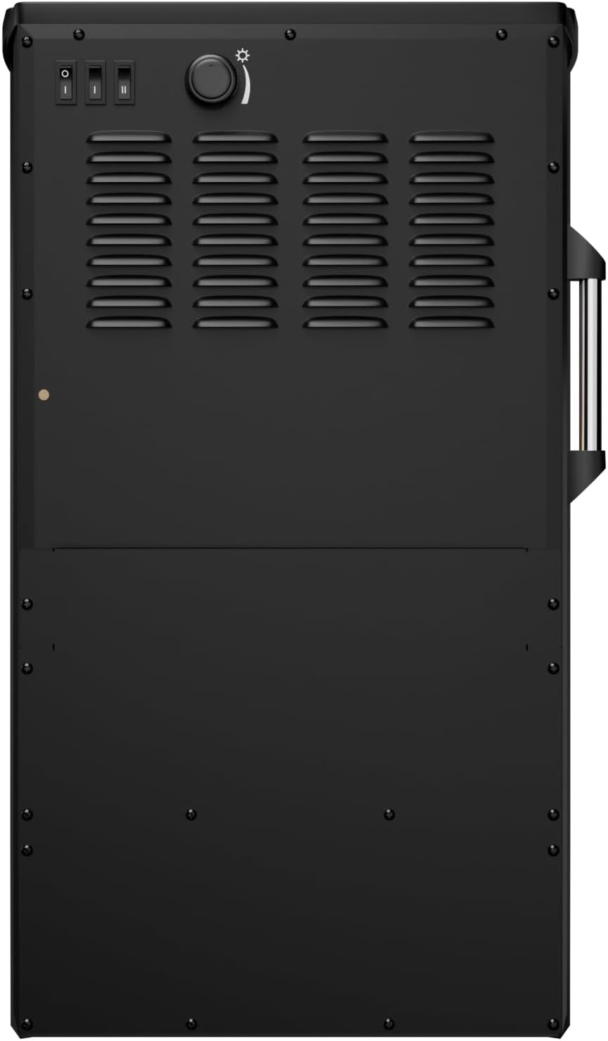 Tronitechnik® Elektrokamin elektrisch - Kaminfeuer mit LED Flammeneffekt, 1kW/2kW Watt Kamin, mit Thermostat Panorama-Sichtfenster Heizfunktion Timer, 2 Heizstufen, mit Ventilation