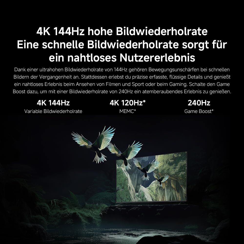 XIAOMI TV S Mini 55 2025, MiniLED, QLED, 55 Inch, Local Dimming, 1200nit