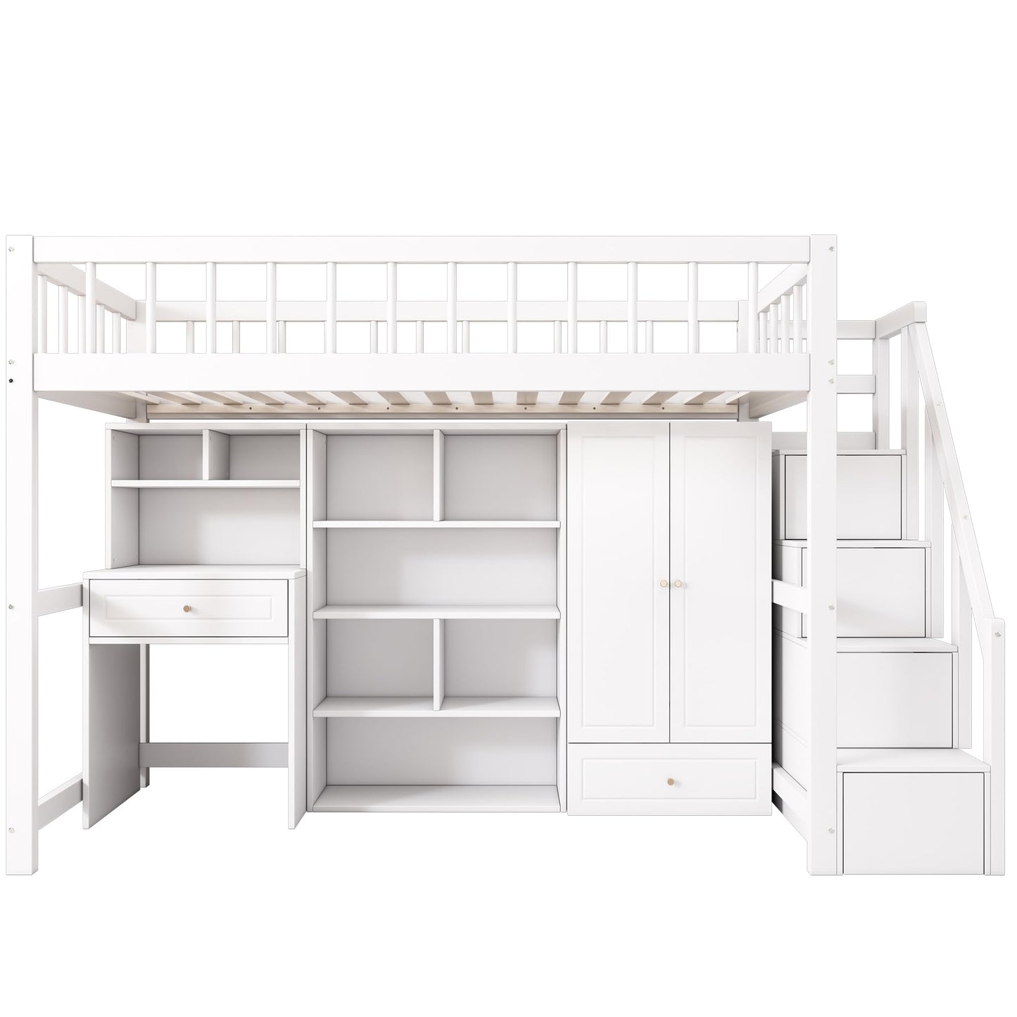 xixiworkshop Kinderbett 90x200cm Ausziehbett Bett mit Stauraum und USB-Steckdose/Mehreren Ablagefächern multifunktionales Jugendbett/Gästebett/Doppelbett mit Stauschrank Lattenrost,Ohne Matratze,Grau