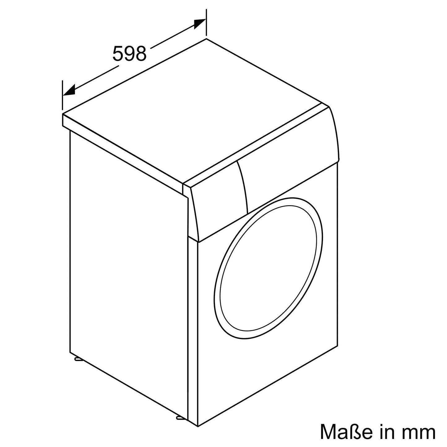 Bosch WAN282K3 Series 4 Front Load Washing Machine, 8 kg, 1400 rpm, SpeedPerfect, Maximum Energy and Water Savings, Refill Function, Extra Hygienic, AquaStop, IronAssist