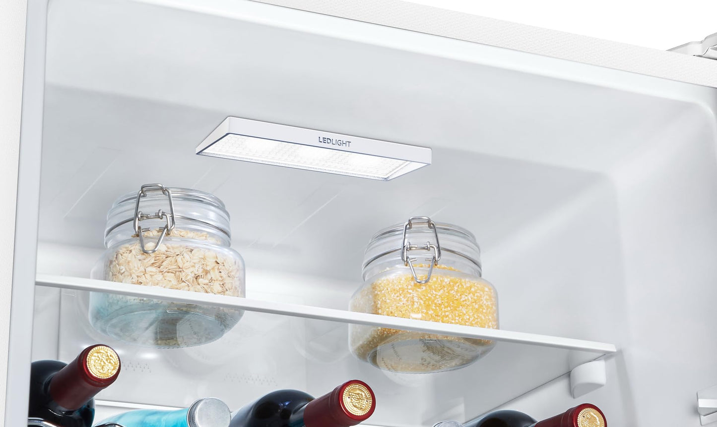 Gorenje N 619EAW4 Fridge-Freezer Combination, LED Display, 186 cm, 300 L, NoFrostPlus, Vegetable Compartment with Moisture Control, FastFreeze, White
