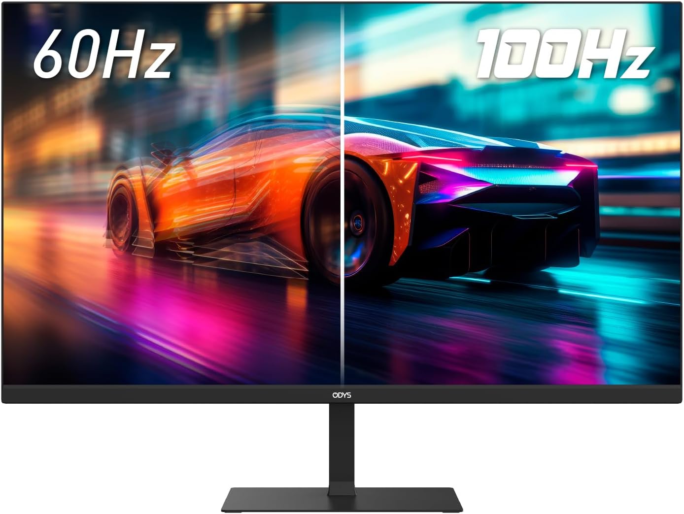ODYS i27-Q-180-27 Inch Gaming Monitor (69 cm Screen, WQHD, 2,560 x 1,440 Pixels, 180 Hz, 1ms Response Time (MPRT), Fast IPS Panel, 120% sRGB, FreeSync, 2x HDMI, 2x Display Port)