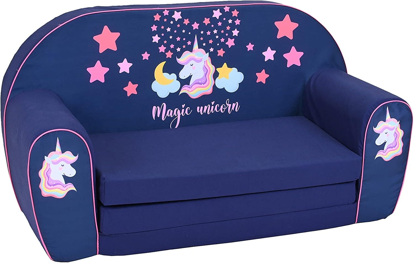 Knorrtoys 68470 Children's Sofa Magic Unicorn White