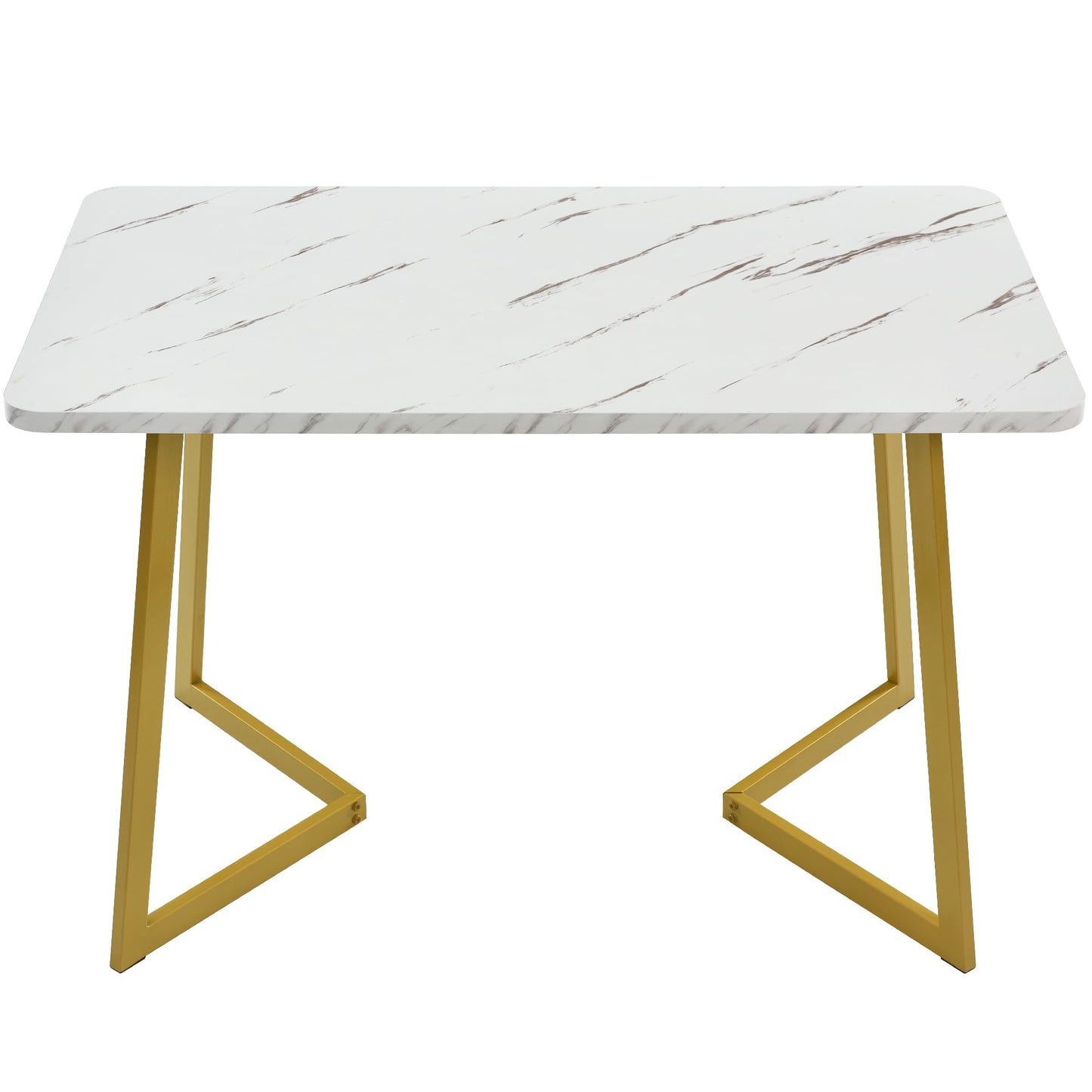 Ymkua Esstisch mit 4 Stühlen Set, 117x68x75 cm Rechteckiger Esstisch, Esszimmergruppe, Moderne Küche Esstisch Set, Esszimmerstuhl Küchenstuhl Set, Küchentisch Set für Wohnzimmer und Küche (Gray)