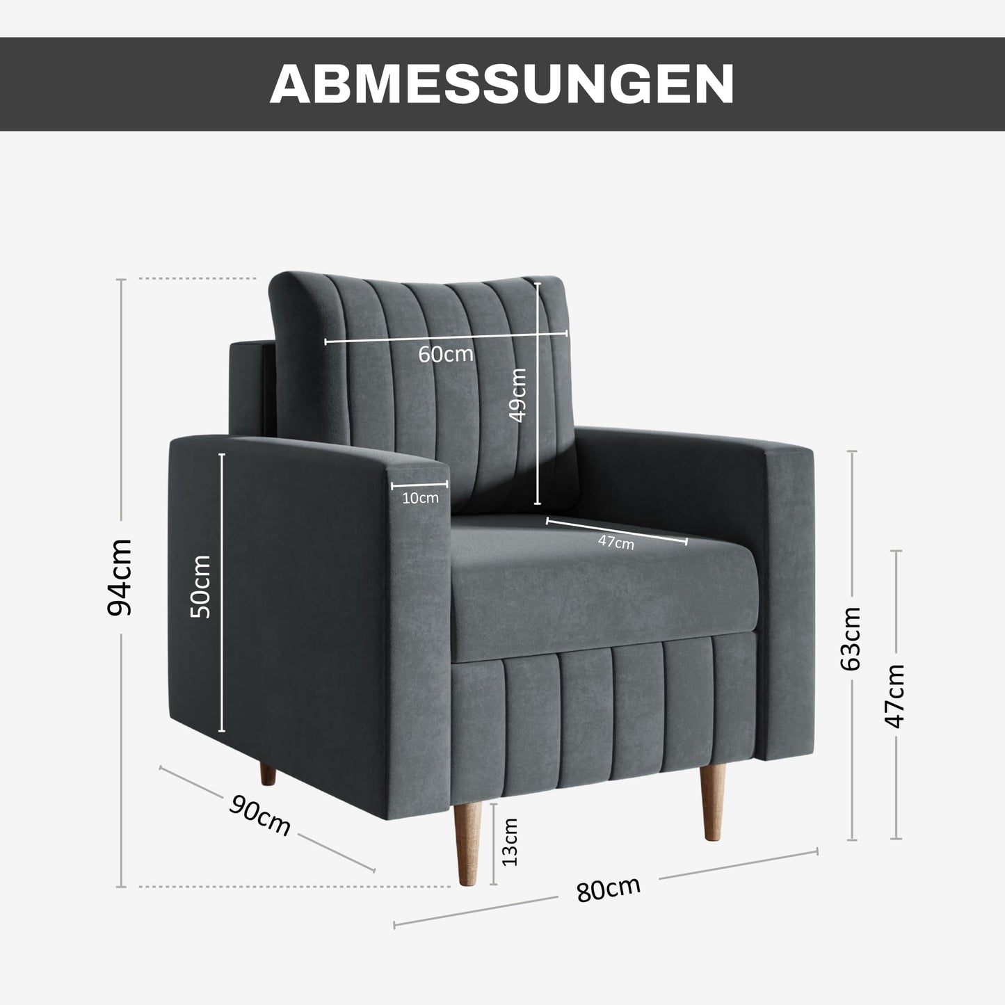 MOTIVENA Leo Sofa Set, Sofa Set 3 2 1 Living Room, Sofa 3 2 1 Set, Couch Set, Futon Set, Living Room Couch Set, Couch 3 2 1 Set, Bonell Spring Core (H4), Velvet, Grey Light Grey