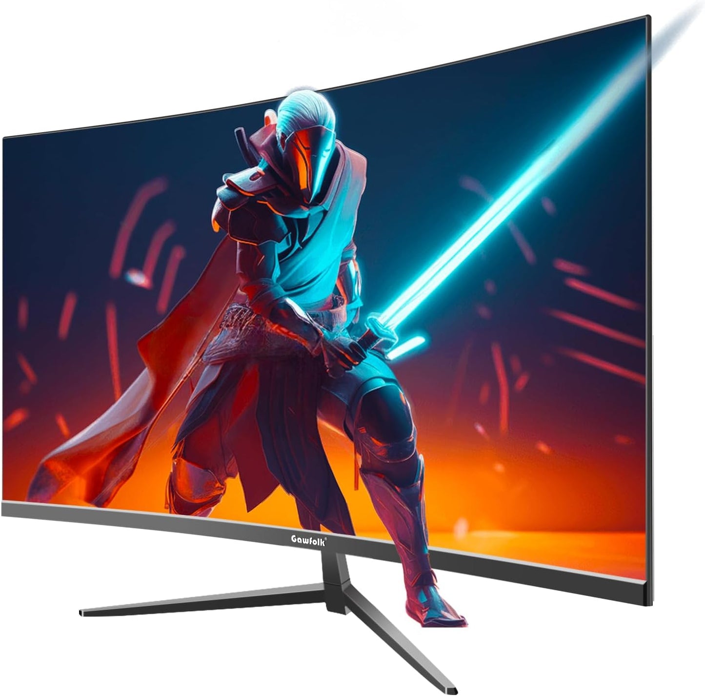 Gawfolk PC Monitor 32 Zoll UHD 4K 60Hz, Ultraklar (3840×2160p) Computer Bildschirm mit FreeSync, HDMI, DisplayPort, 178° Betrachtungswinkel, Unterstützt VESA100*100mm