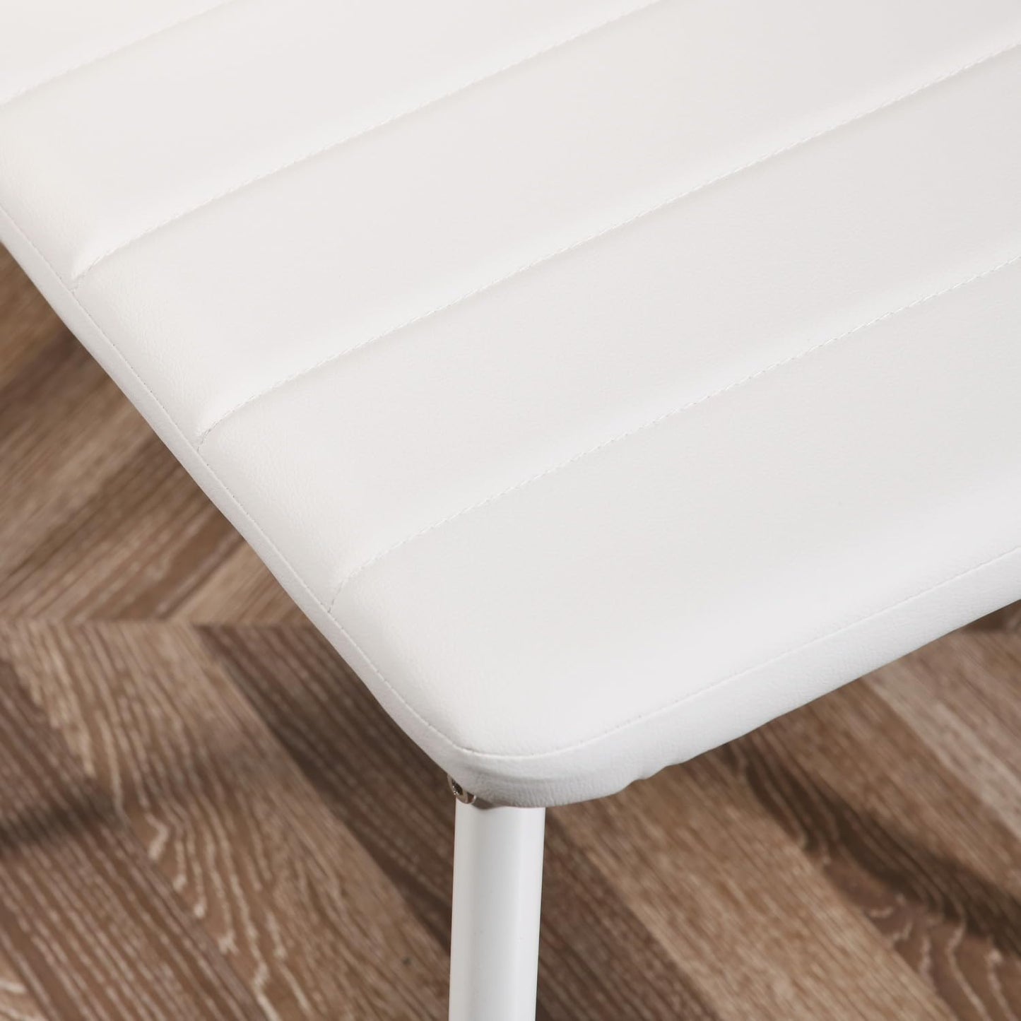 FURNITABLE Esstisch mit 4 Stühlen Esszimmergruppe, 4er Set Esszimmerstühle und Rechteckig Holztisch Essgruppe für Wohnzimmer Küche Büro (110 * 70cm Tisch+4 Schwarz Stühle)