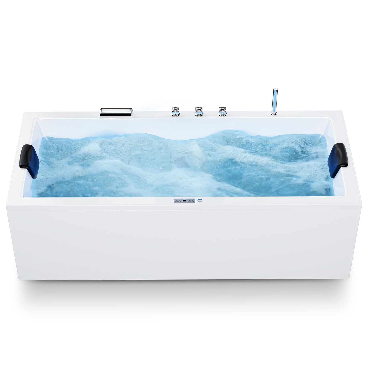 AQUADE Whirlpool Badewanne - Eckbadewanne 140x140 cm - Unikales Whirlpool-Erlebnis nach Ihren Wünschen - Wählen Sie Ihre perfekte Wanne oder Whіrlpоol -Ihre individuelle Wahl für Wellness zu Hause