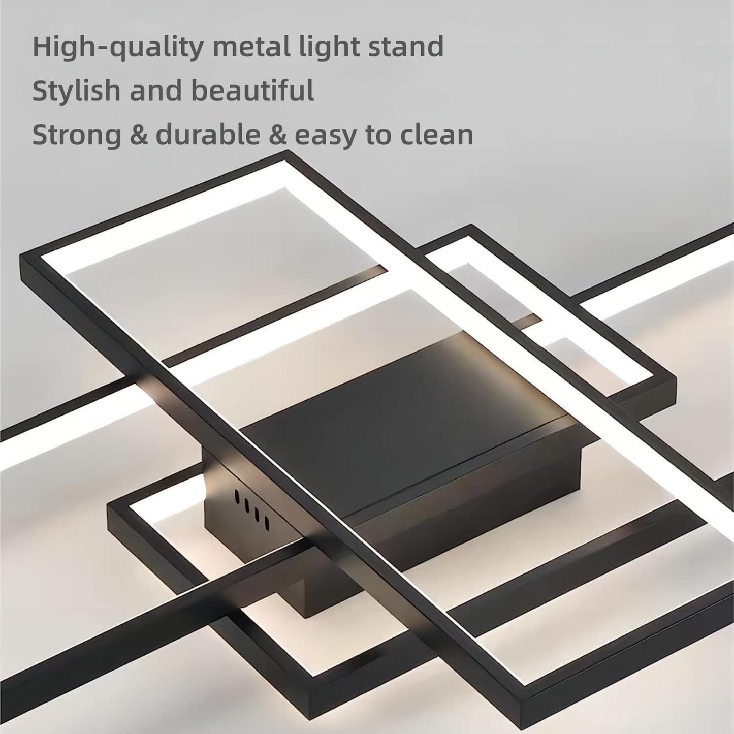 Qiaomao LED Deckenleuchte Modern Lampe Wohnzimmer mit Fernbedienung Weiß (90x50x9cm, 80w) Dimmbar Deckenlampe Stufenloses Dimmen Schlafzimmerlampe, Groß Deckenleuchten für Schlafzimmer Büro Esszimmer