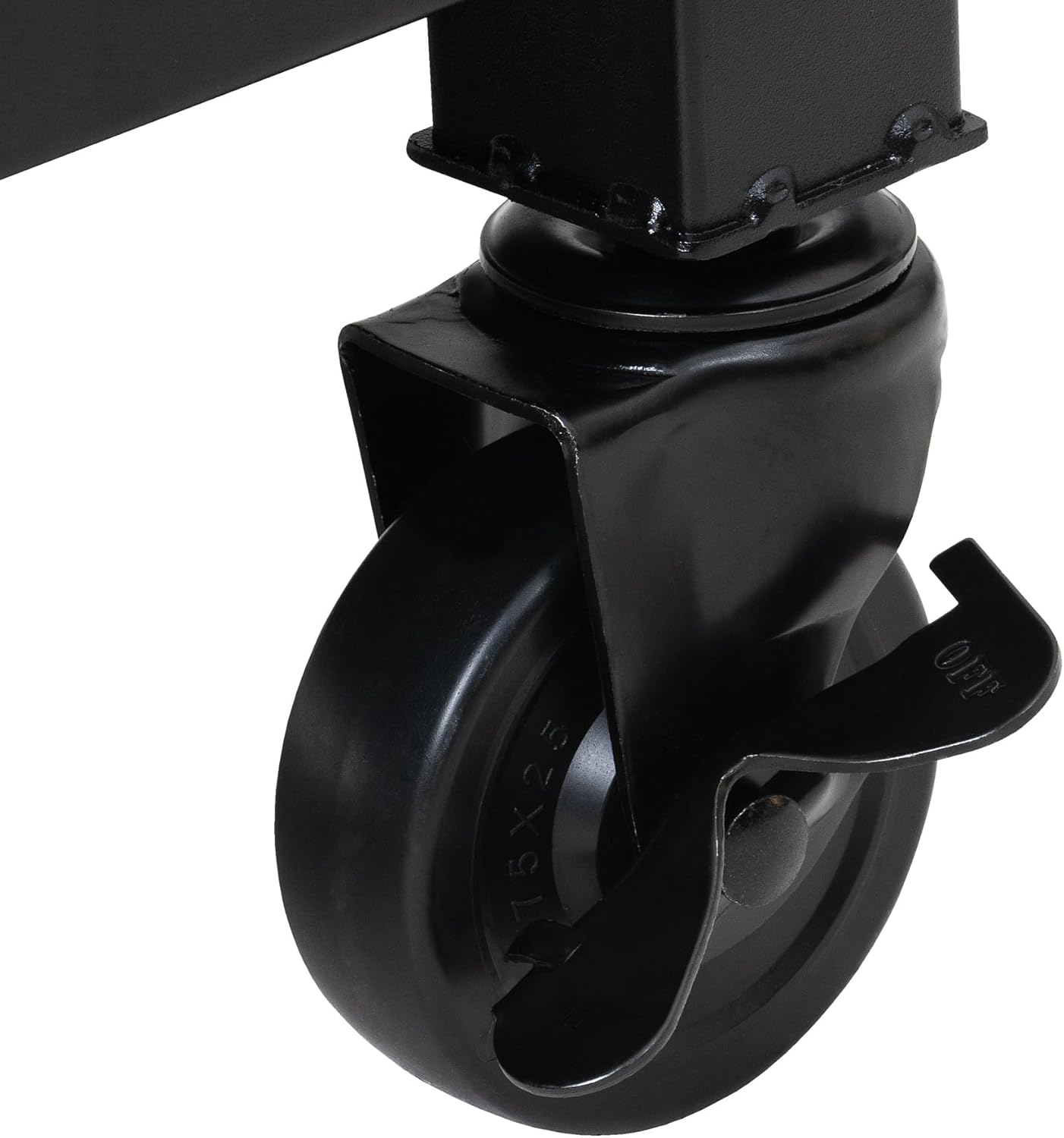 BBQ-Toro Barbecue Trolley 103.5 x 59 x 81 cm, Silver/Black, Grill Table with Large Work Surface, Grill Side Table, Outdoor Grill Trolley, Grill Table Outdoor, Serving Trolley, Outdoor Garden Trolley