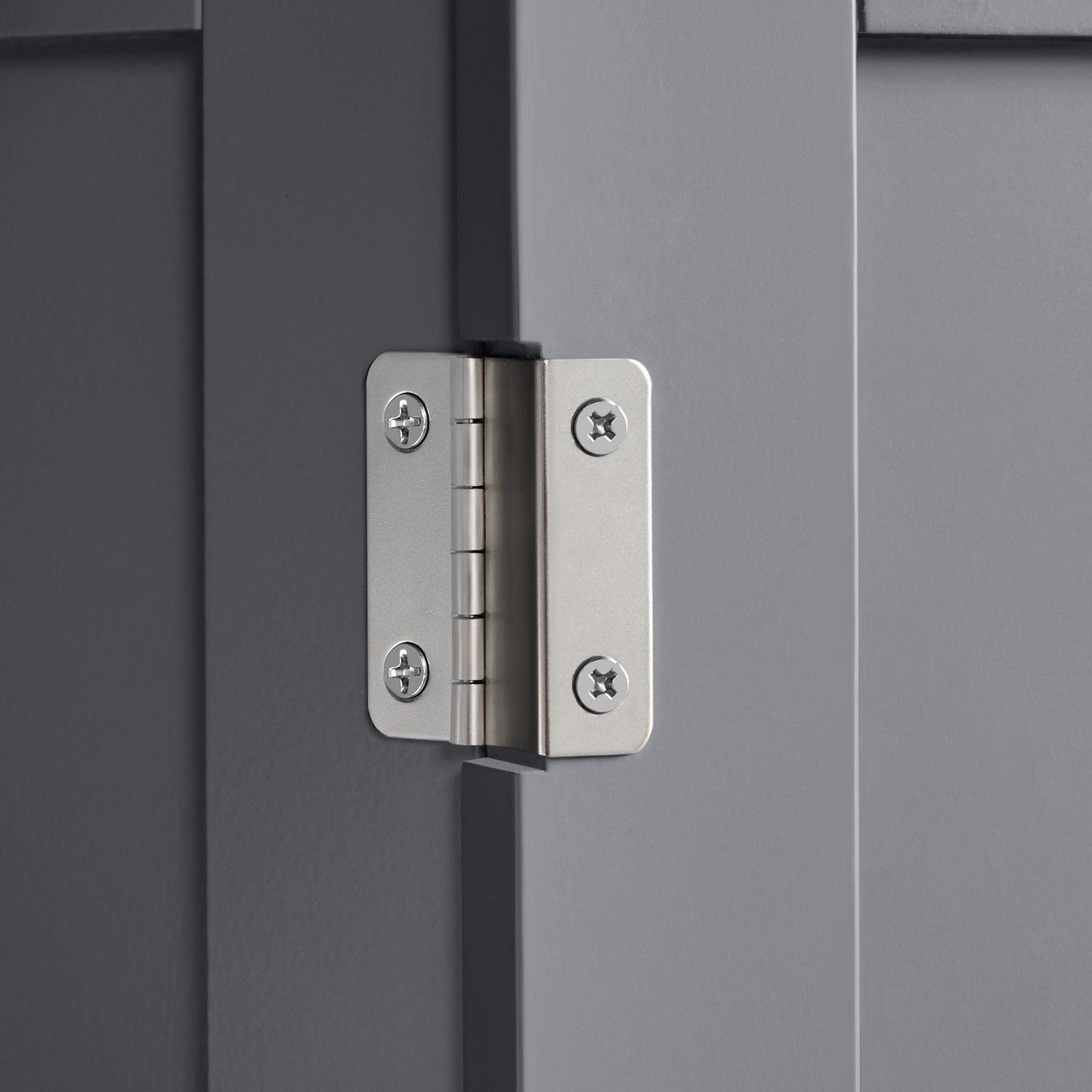 Yaheetech Bathroom Cabinet Floor Cabinet with 4 Drawers and 2 Doors Bathroom Cabinet Floor Cabinet with Height-Adjustable Shelf for Bathroom Living Room Hallway Kitchen White