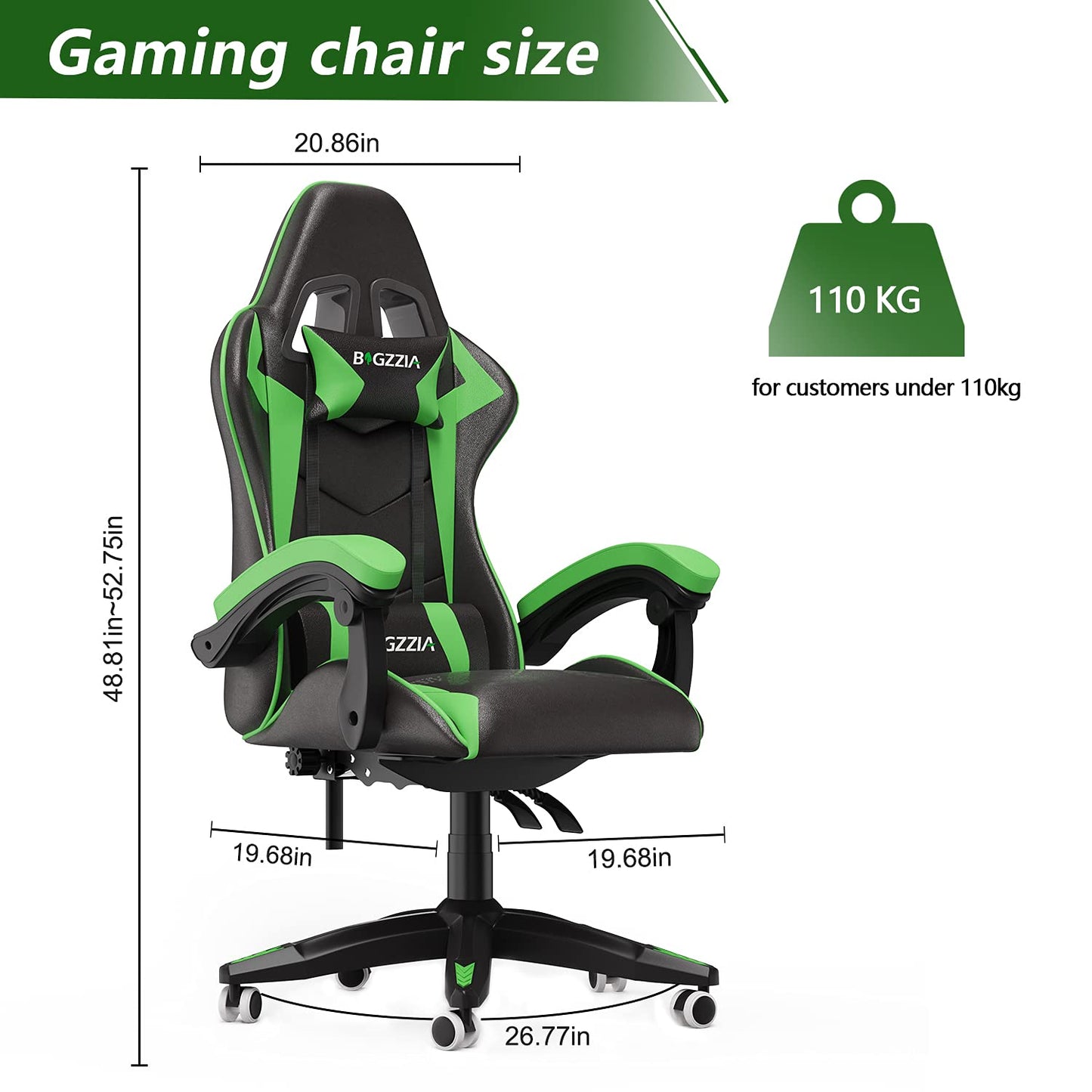 Racingreat Gaming Stuhl, Gamer Stühle, Ergonomisch Gaming Chair, Rückenlehne Einstellbar Pc-Stuhl, 360° Drehbar Gaming Sessel, Atmungsaktiver Bürostuhl für Jugendliche Jungen Mädchen Erwachsene Rosa
