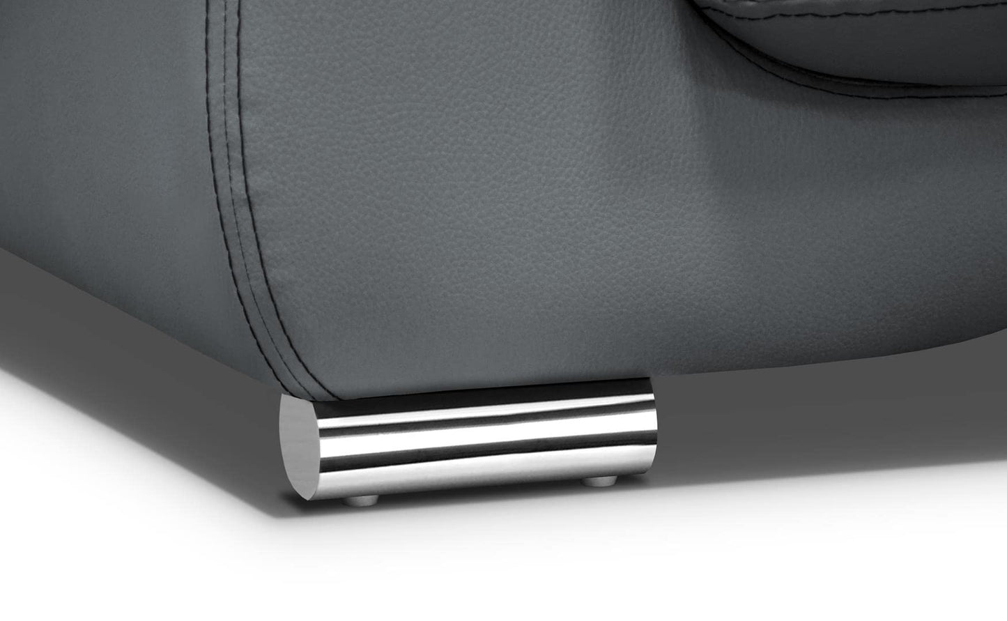 Mars Meble Big-Sofa OME_321 Omega Upholstered Set 3+2+1 Sofa Living Room Sofa Set 3-Piece Couch (Black), 225 x 98 x 88 cm, 185 x 98 x 88 cm, 128 x 98 x 88 cm