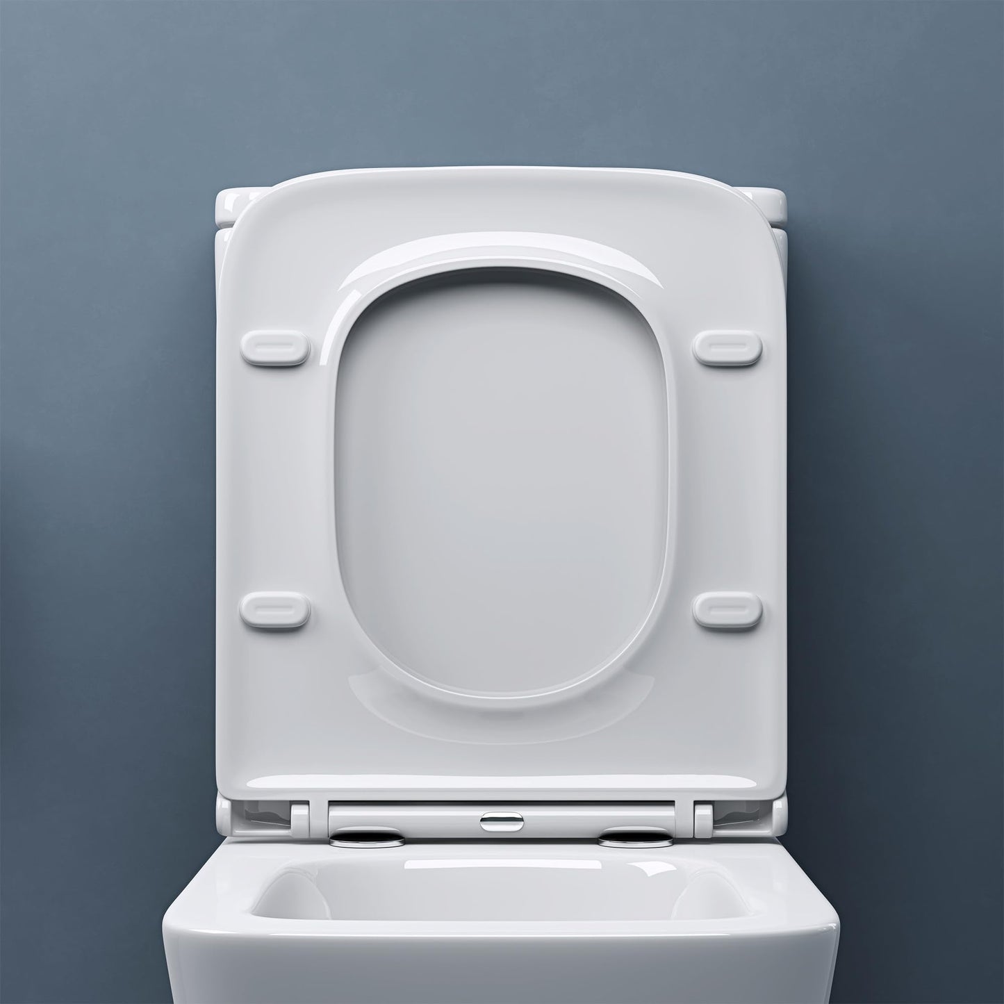 doporro Stand-WC mit Spülkasten komplett S112T schwarz matt inkl. Softclose Absenkautomatik 36x63x82cm Stand-Toilette schwarz matt spülrandlos