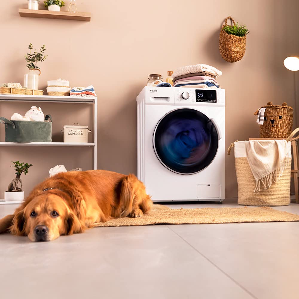 Cecotec Waschmaschine 8Kg Frontlader Bolero DressCode 8610 Inverter Steel A. 1400 U/min, Steam Max, Inverter Plus Motor, 15 Progr, OnSmart, Smooth Wash, Stop&Go, Antibakterielle Dichtung, Drum Clean