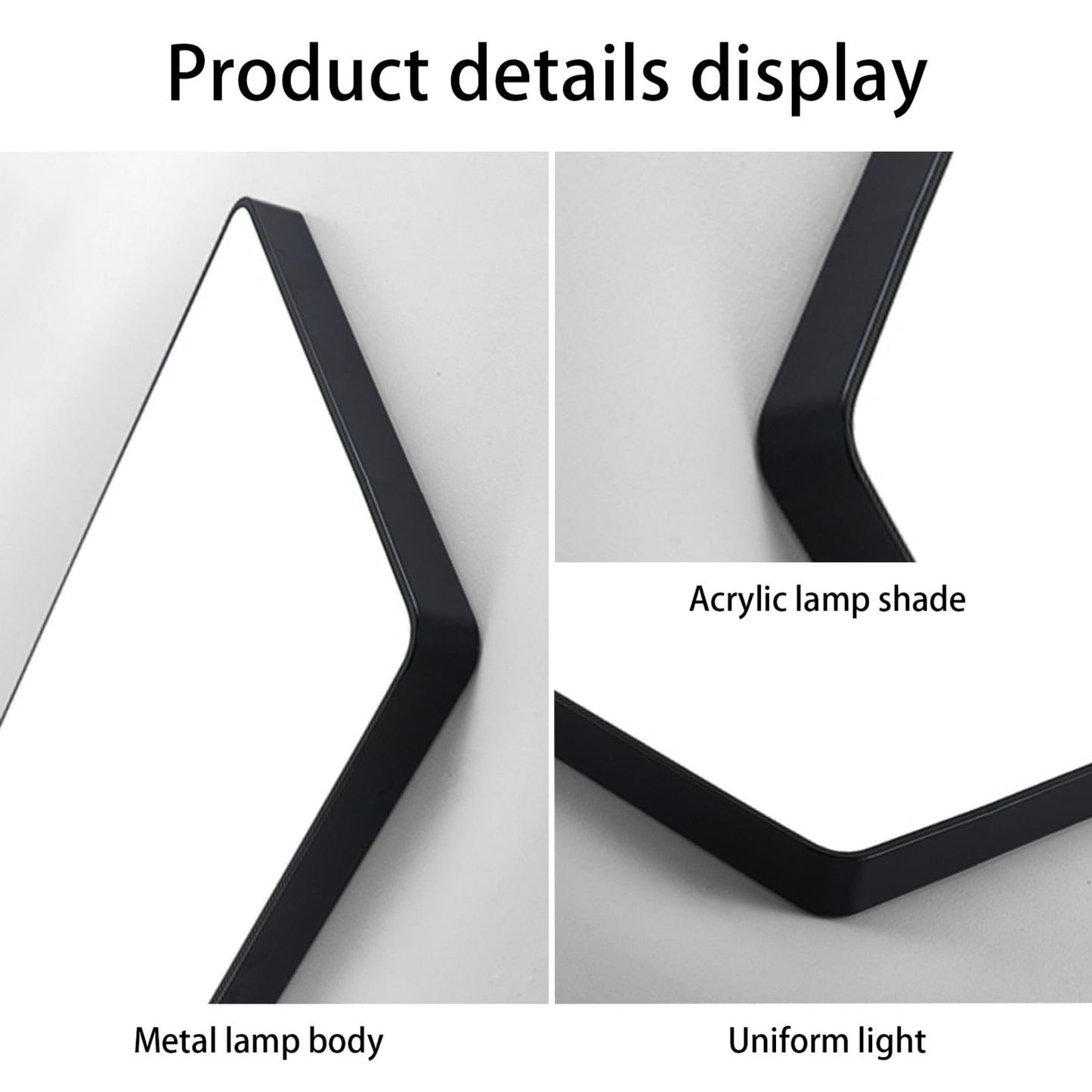 JDONG 90W LED Deckenleuchte Dimmbar 90x55CM Deckenlampe mit Fernbedienung 3000K-6500K Helligkeit einstellbar moderne Rechteckige Leuchte für Wohnzimmer