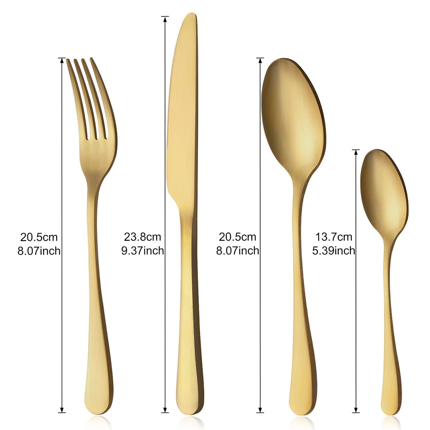 BEWOS Besteckset für 6 Personen, 30-teiliges Besteckset aus Edelstahl, Besteckset aus Silber, inklusive Messer, Gabeln und Löffel, hochglanzpoliert und spülmaschinenfest