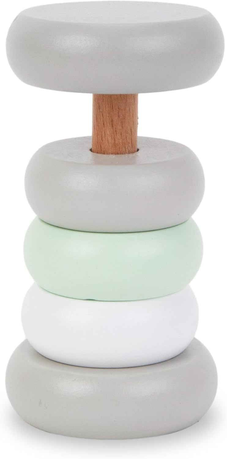 mamabrum Montessori Wooden Toy Set: 6 Educational Toys for Babies from 6 Months - Promotes Motor Skills & Creativity - Educational Wooden Toy for Toddlers