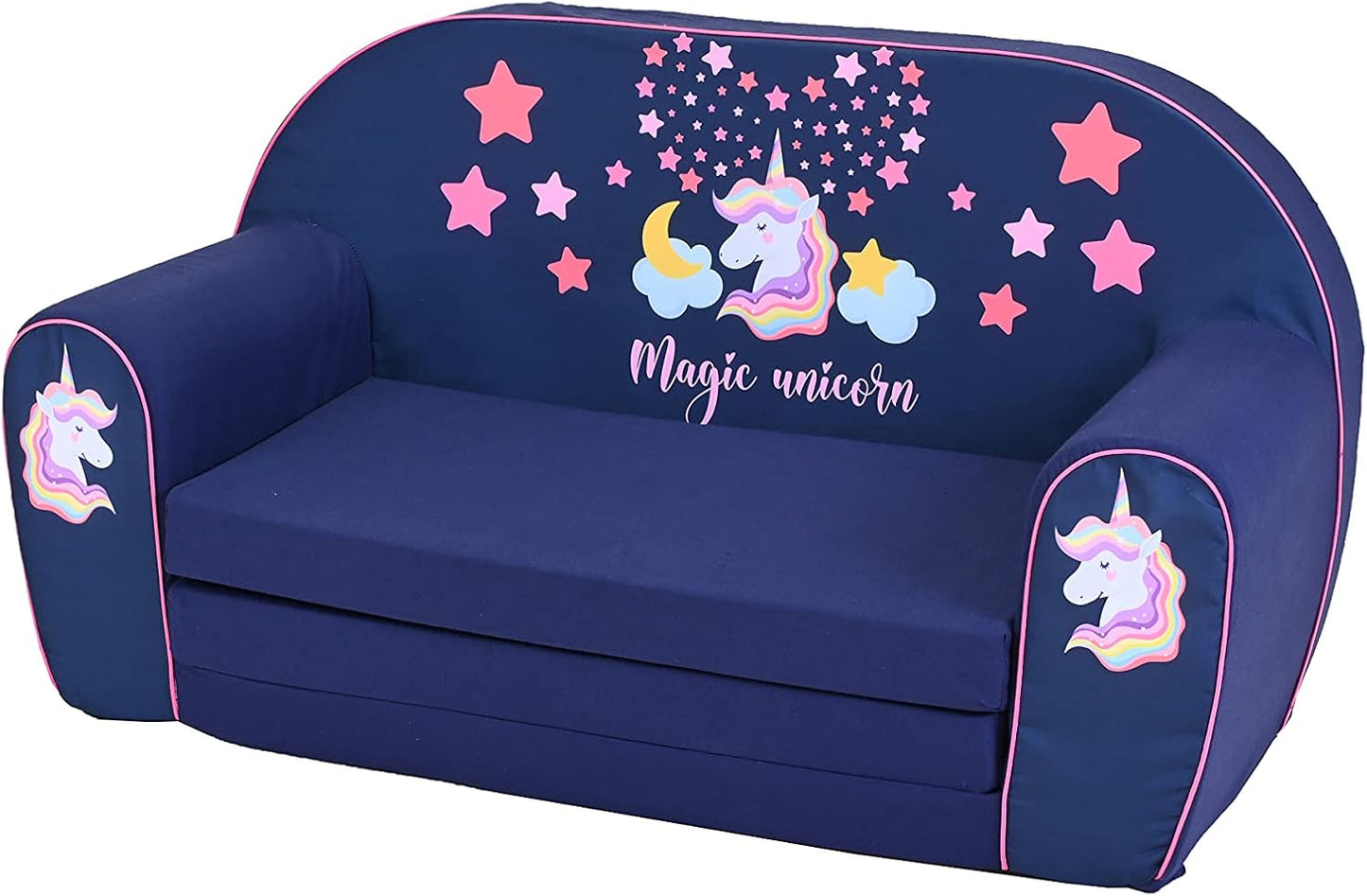 Knorrtoys 68470 Children's Sofa Magic Unicorn White