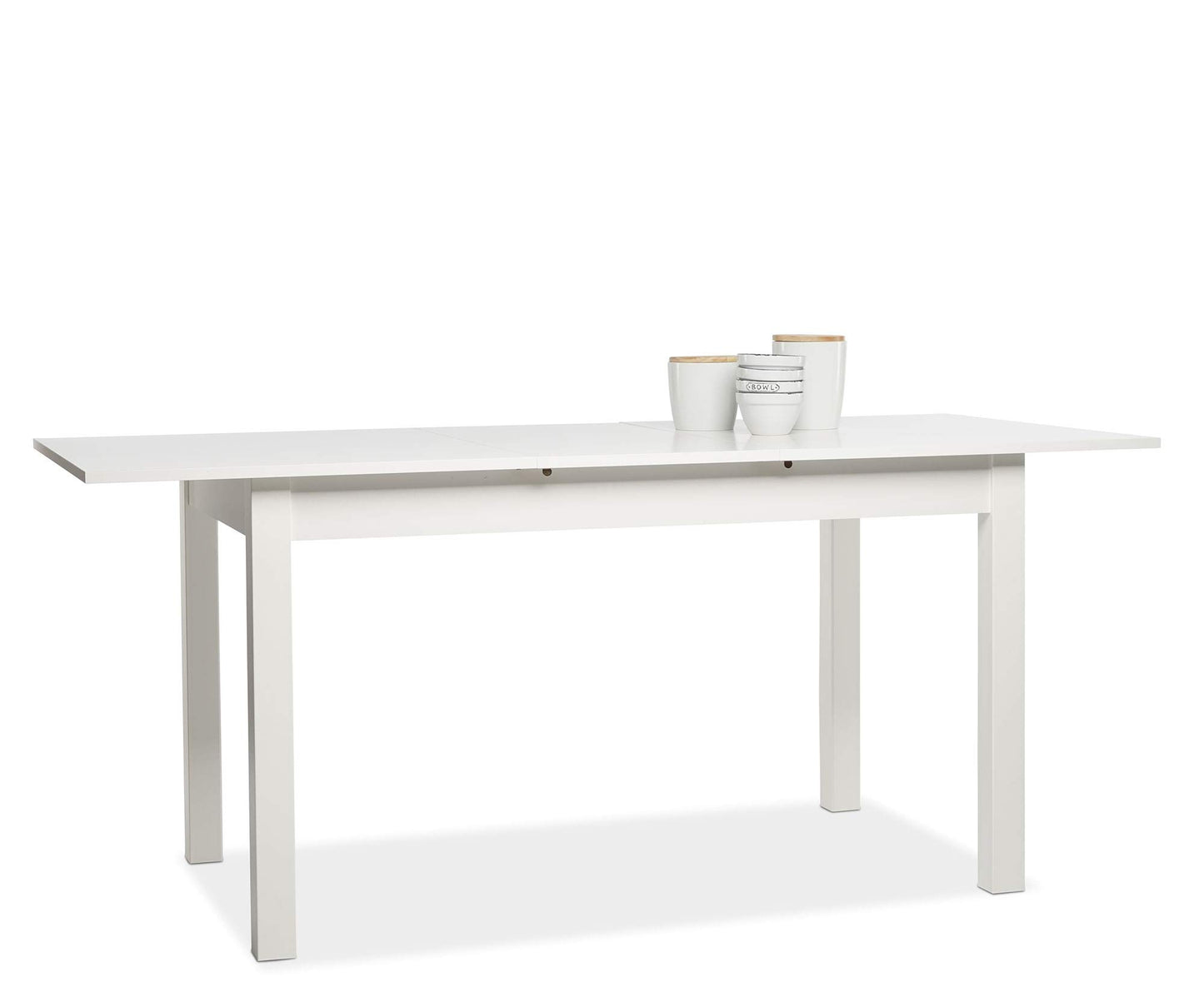 Newfurn Dining Table Wild Oak Dining Room Table Kitchen Table Dining Table II 120 x 76.5 x 70 cm (W x H x D) Extendible up to 160 cm including 40 cm Table Top Anthracite Kitchen Table Dining Table