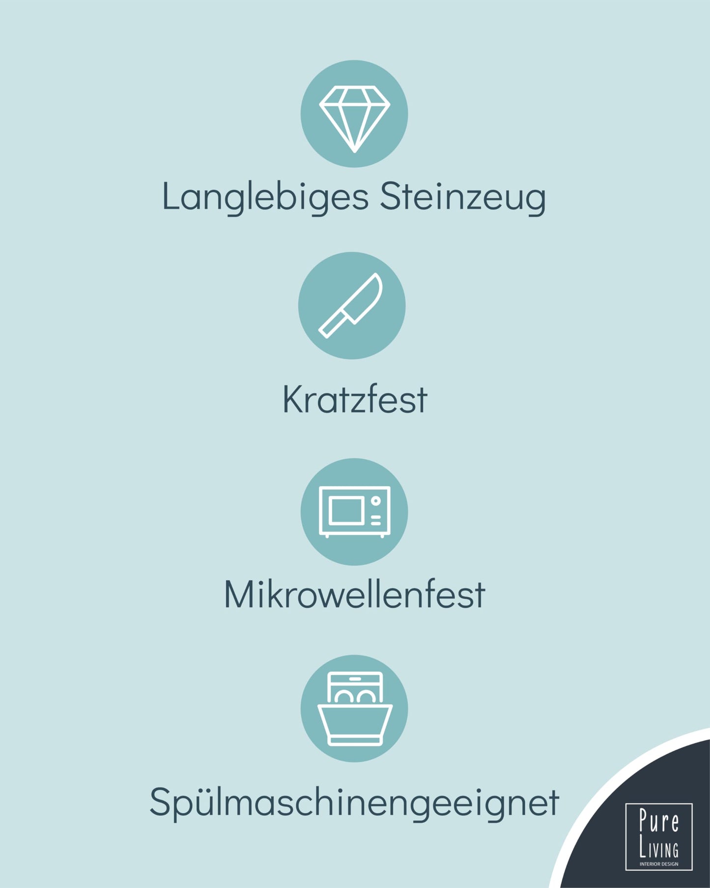 Steingut Geschirrset 6 Personen Manhattan 24 tlg. TESTSIEGER, Cooles Urbanes Steingut Geschirr Set, Schüssel- und Teller Set, Tafelservice 6 Personen, Geschirrsets Pure Living in matt Schwarz