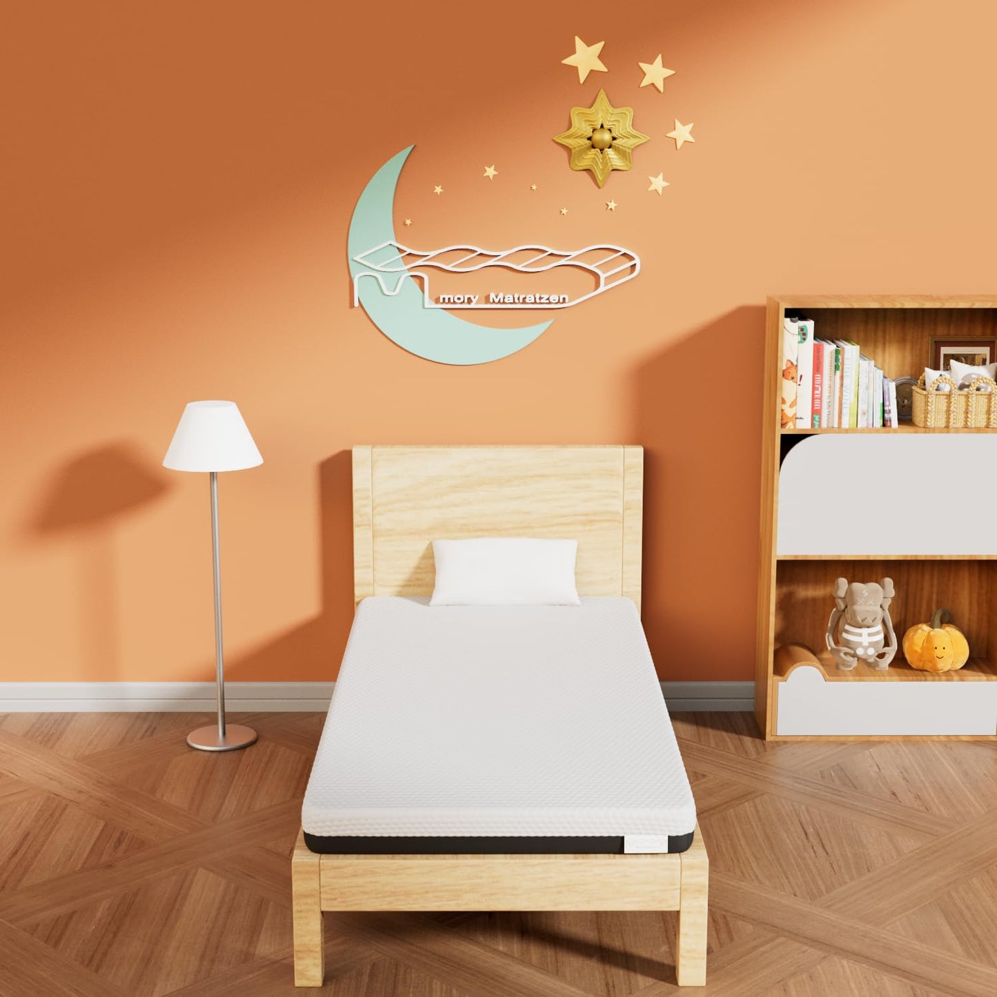 Memory Matratzen Mattress 180 x 200 cm, Double Bed Mattress 20 cm High, Cold Foam Mattress, Gel Memory Foam Mattress, Hardness Levels H2 and H3, 7 Zones for Comfort and Durability (180 x 200 x 20 cm)