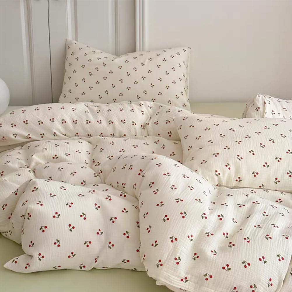 AShanlan Girls' Pink Hearts Children's Bed Linen 135 x 200 cm Pillowcase 80 x 80 cm Grey Pink Reversible Children's Bedding Set 100% Microfibre Duvet Cover with Zip