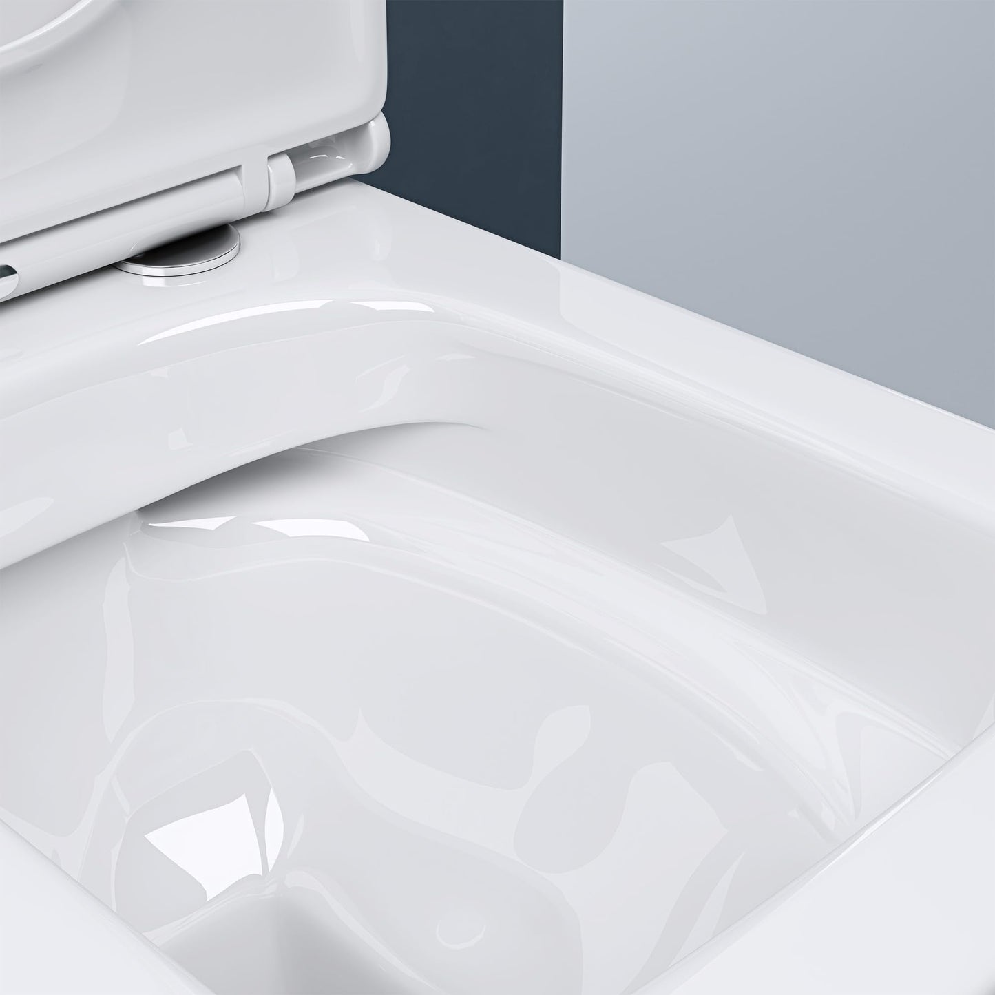 doporro Stand-WC mit Spülkasten komplett S112T schwarz matt inkl. Softclose Absenkautomatik 36x63x82cm Stand-Toilette schwarz matt spülrandlos