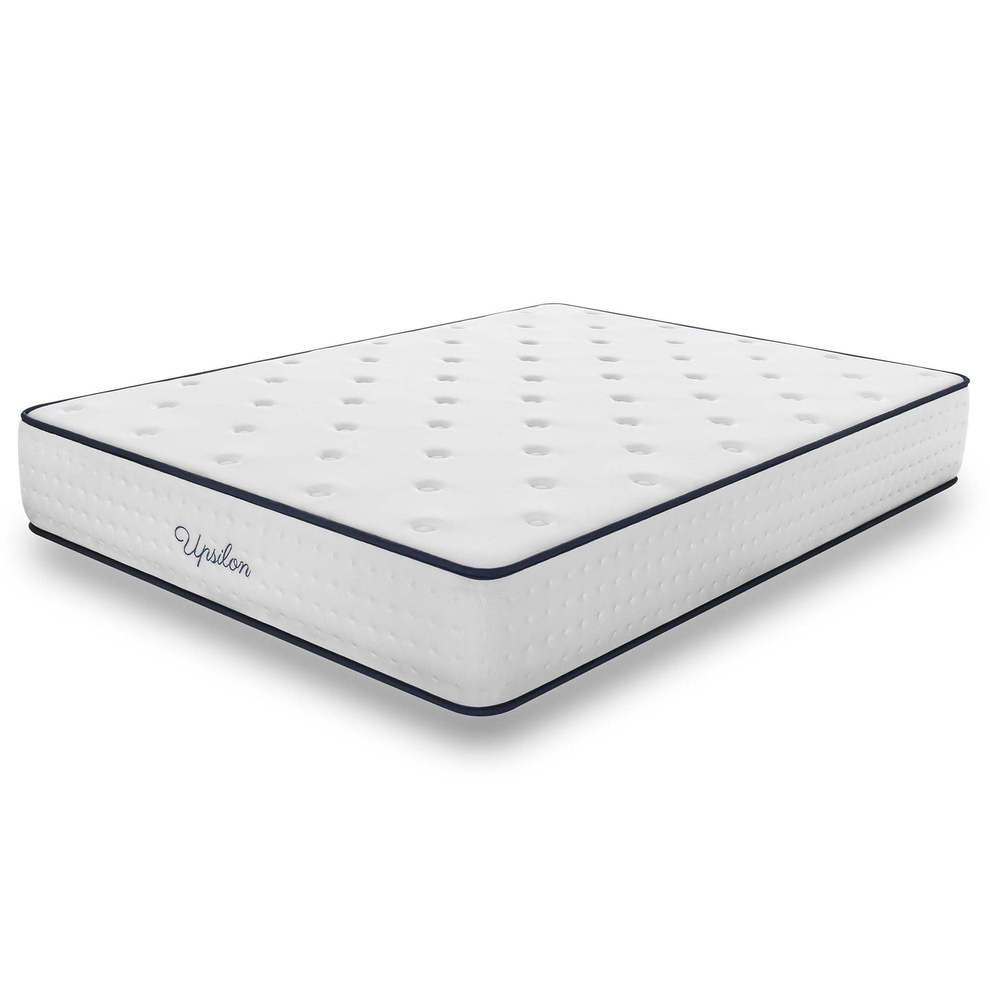 COSMOS - Mattress 180 x 200 cm Upsilon Cold Foam Mattress Hardness H2 - Oeko-Tex Certified - Latex Blue 7-Zone Mattress Height 21 cm - Made in EU