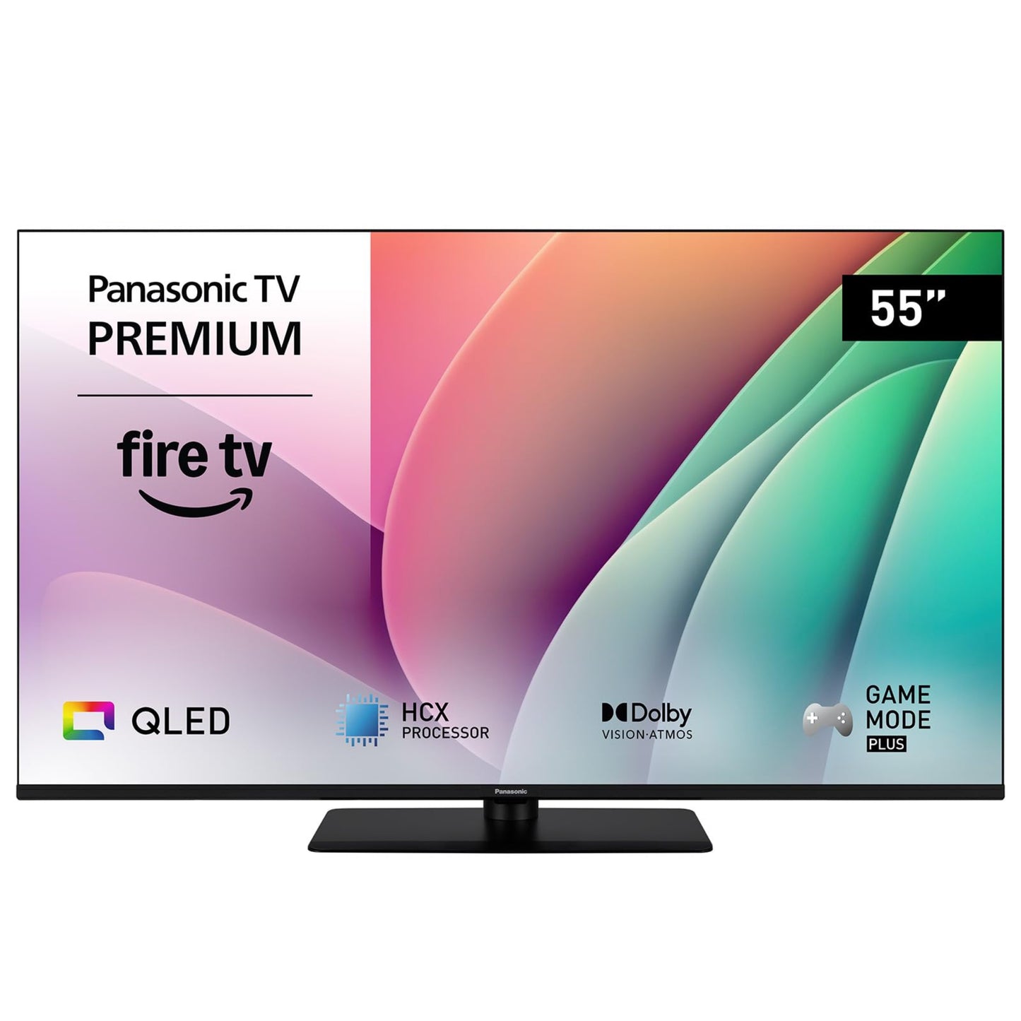 Panasonic Premium TV-50W80AEZ, W80 Series 50 Inches, 4K Ultra HD QLED Smart TV, 2024, Fire TV, Dolby Vision & Atmos, Game Mode Plus, Alexa Voice Control, Airplay, Black