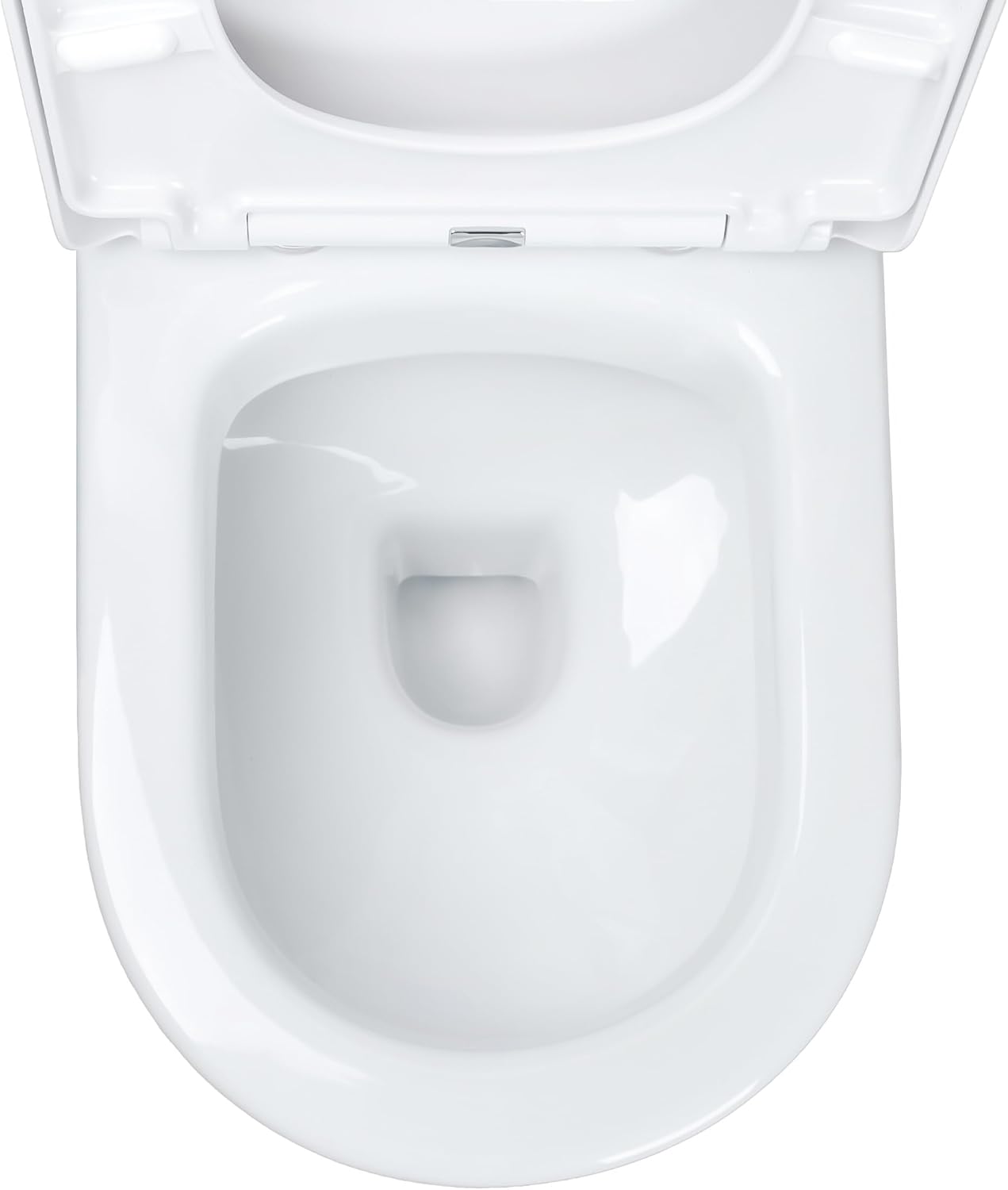 Aloni Wall-Mounted Toilet Toilet Soft Close Lid Frame Element Actuator Plate