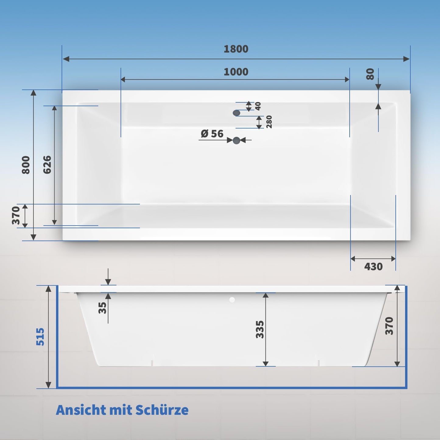 AQUADE Whirlpool Badewanne - Eckbadewanne 140x140 cm - Unikales Whirlpool-Erlebnis nach Ihren Wünschen - Wählen Sie Ihre perfekte Wanne oder Whіrlpоol -Ihre individuelle Wahl für Wellness zu Hause