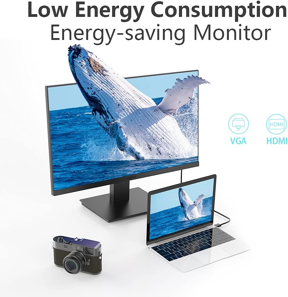 KOORUI Gaming Monitor 27 Zoll, Full HD Rahmenlos Bildschirm 165Hz Adaptive Sync (1ms, VA-Panel, Eye-Care, 1920 x 1080, 2xHDMI 2.0, & DisplayPort 1.4, VESA 75x75mm, DCI-P3 90%)