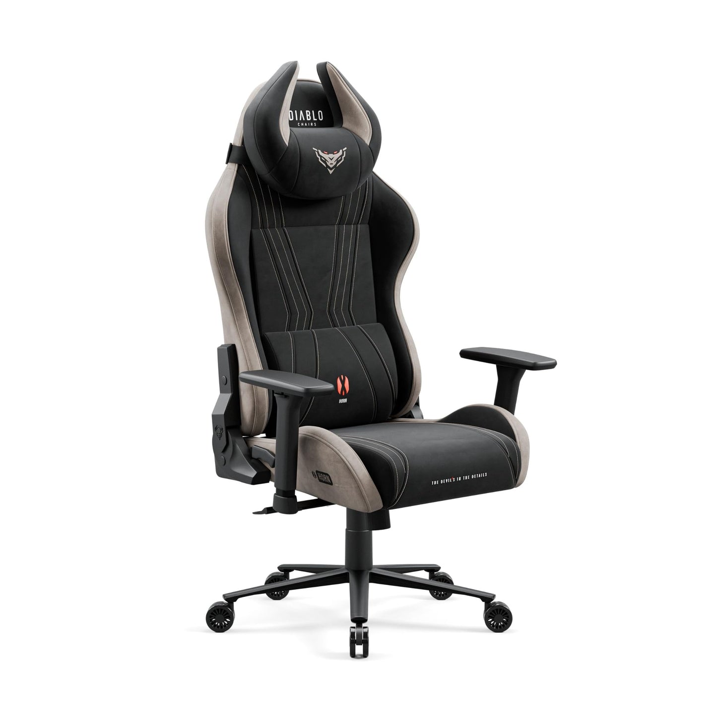 Diablo X-Horn Gaming Office Chair Desk Chair 3D Armrests Ergonomic Design Neck / Lumbar Cushion Imitation Leather Rocker Function