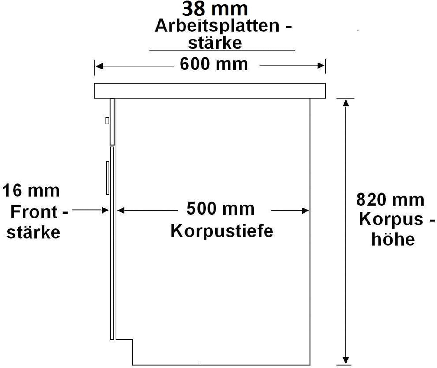 EKO Corner Kitchen Unit 310 x 230 cm White
